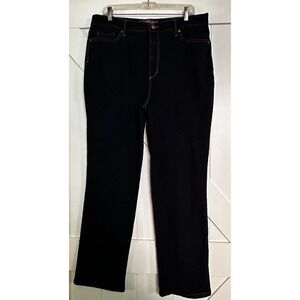 NWOT Gloria Vanderbilt Ladies' Amanda Boot Cut Stretch Denim Jean Dk Blue Sz 18